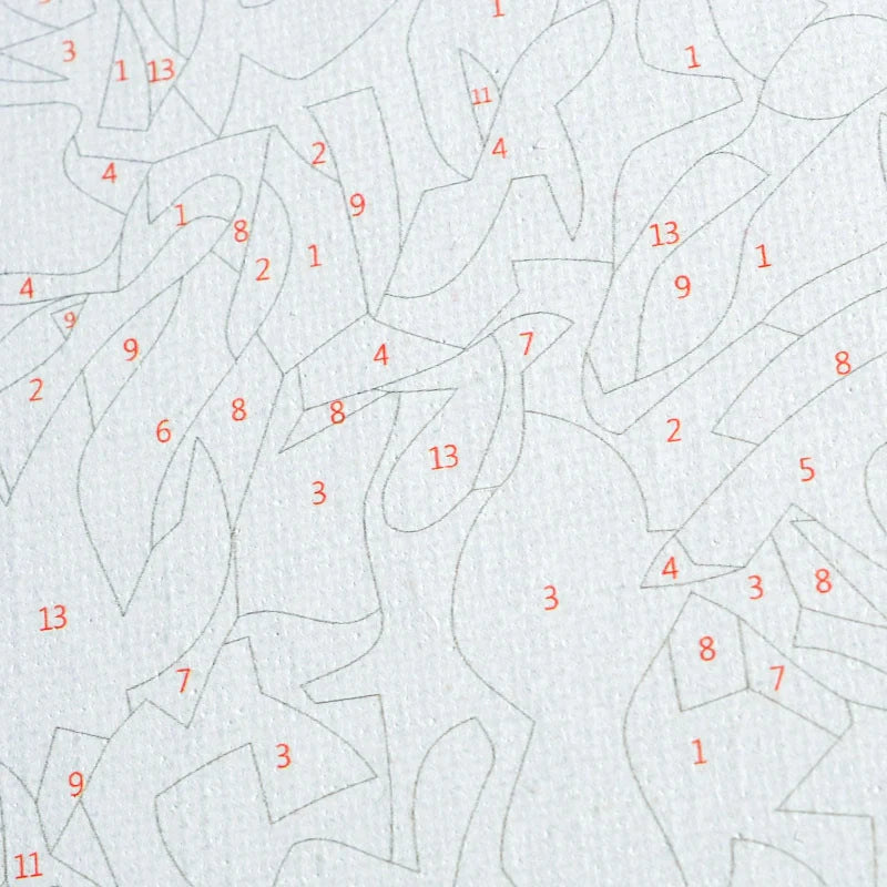 Hand-painted peacock digital oil painting on canvas, 40*50 inches, vibrant colors