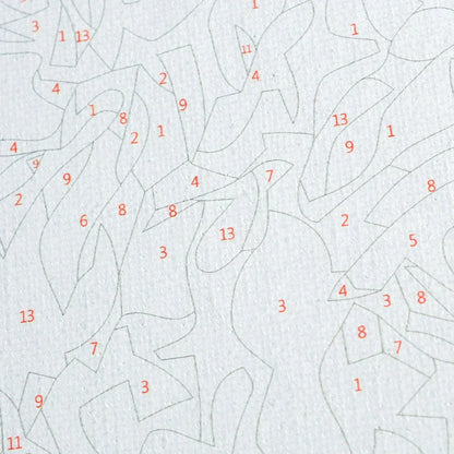 Hand-painted peacock digital oil painting on canvas, 40*50 inches, vibrant colors