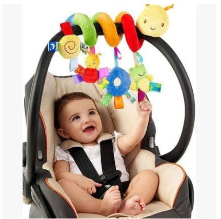 Soft, cuddly baby rattles with bunny and bear designs for cribs and strollers