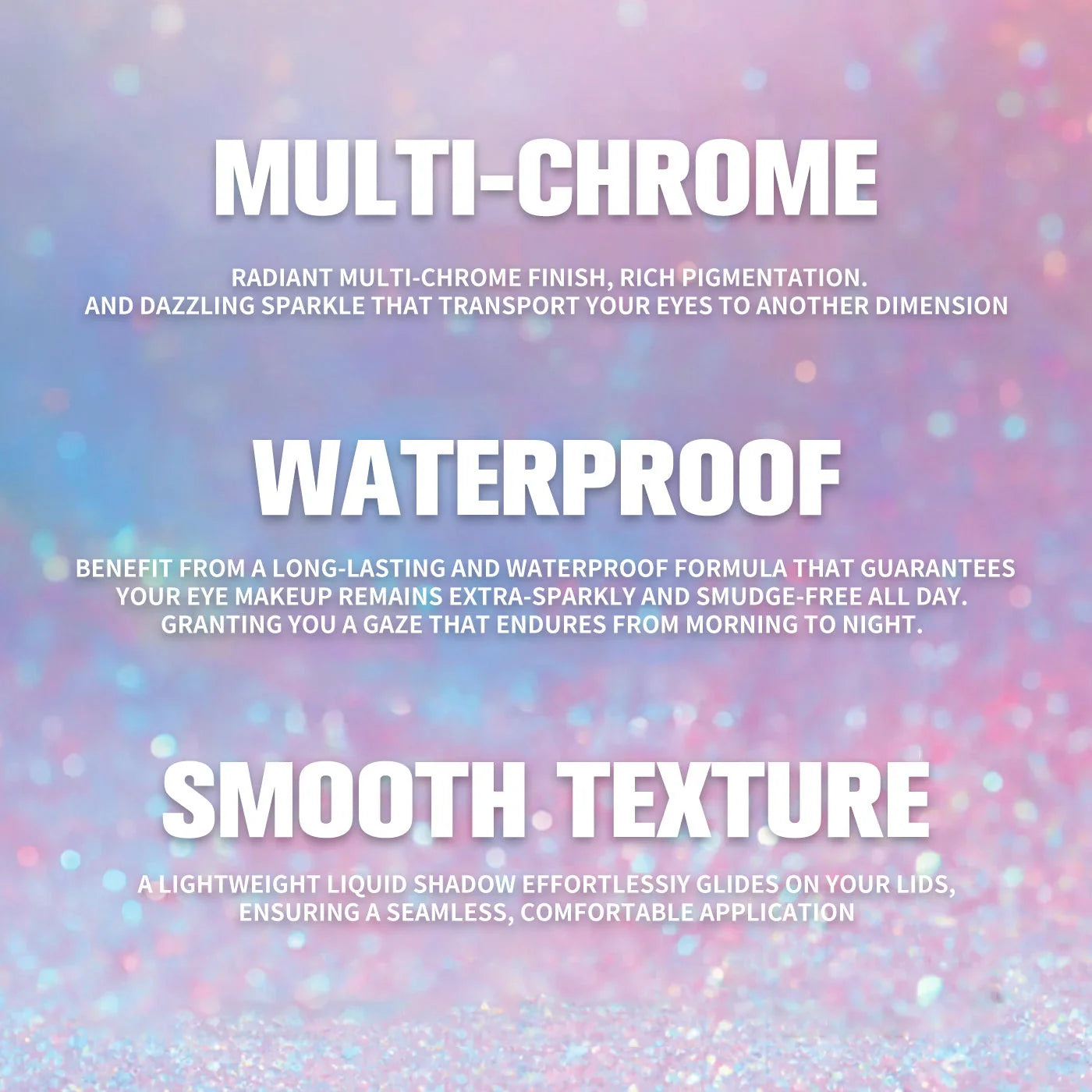PHOFAY Chameleon Multichrome Eyeshadow Bundle showcasing eight vibrant, color-shifting shades