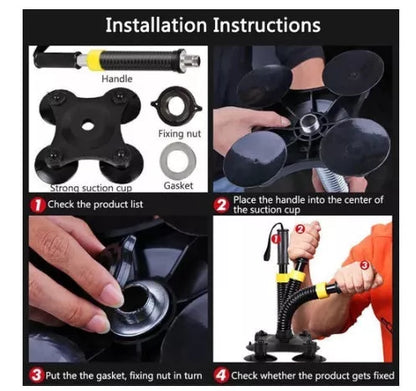 Professional steel hand strength trainer for men and women, black color, compact size