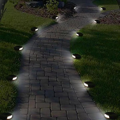 Solar-powered cobble stone lamp for outdoor garden lighting