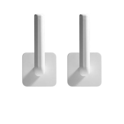 White ABS nail-free storage rack for wall organization