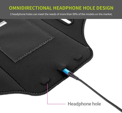 Running sports phone case arm band for iPhone 11 Pro Max X with reflective strip