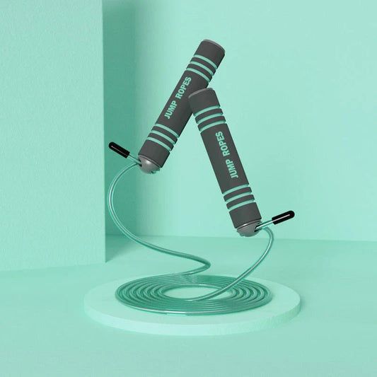 Adjustable jump rope with various color and style options, made with durable materials for an effective workout and weight loss.