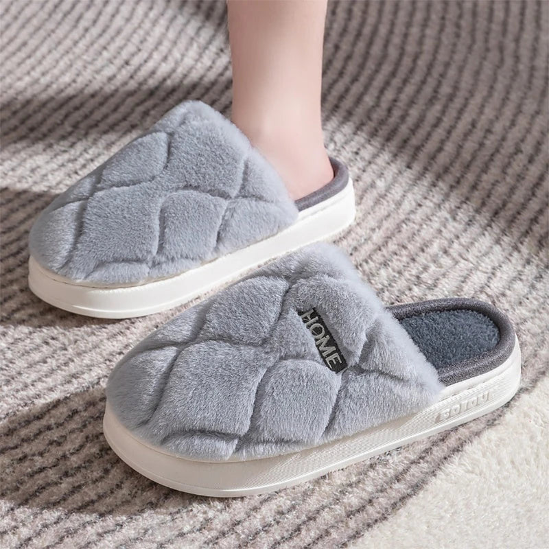 Cozy Plush Slippers for Men and Women