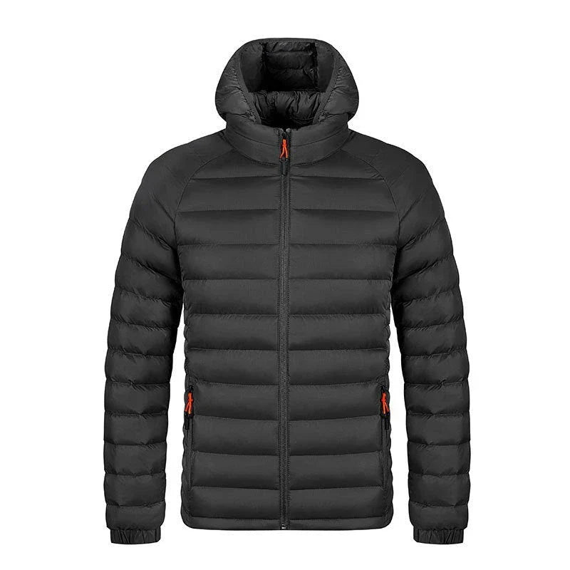 Stylish lightweight hooded jacket for men in various colors and sizes