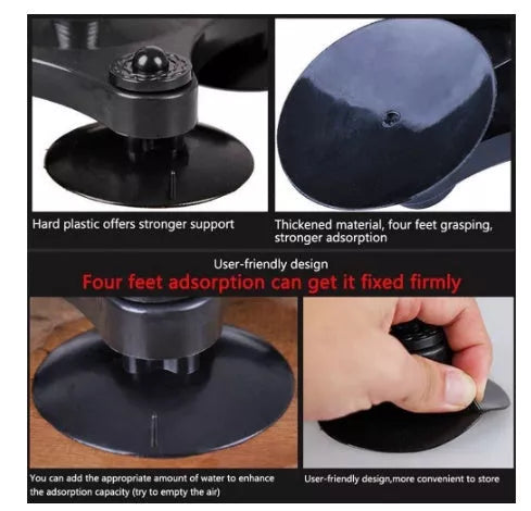 Professional steel hand strength trainer for men and women, black color, compact size