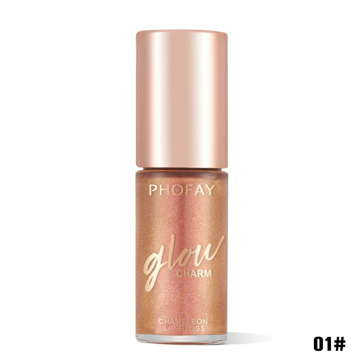 PHOFAY Shimmer Lip Gloss with moisturizing benefits and sparkling finish