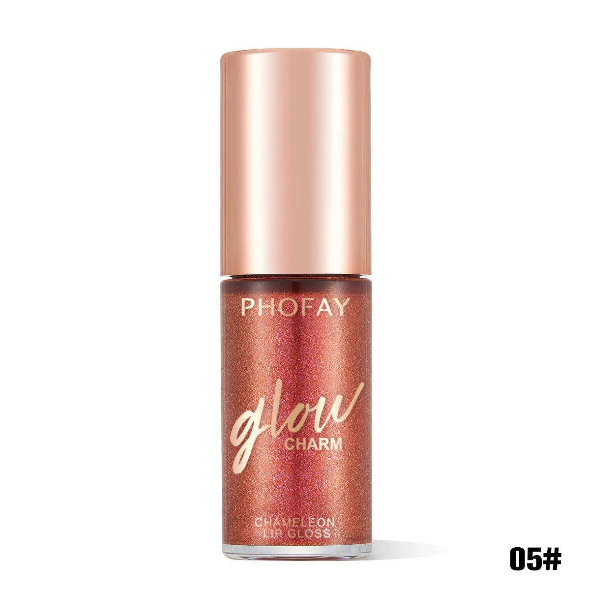 PHOFAY Shimmer Lip Gloss with moisturizing benefits and sparkling finish