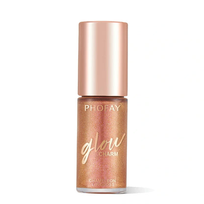 PHOFAY Shimmer Lip Gloss with moisturizing benefits and sparkling finish