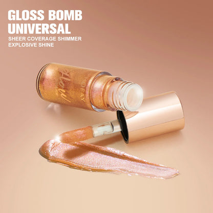 PHOFAY Shimmer Lip Gloss with moisturizing benefits and sparkling finish