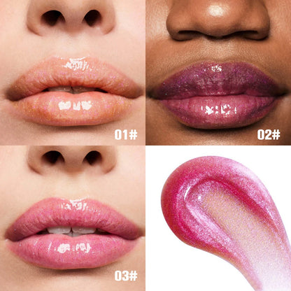 PHOFAY Shimmer Lip Gloss with moisturizing benefits and sparkling finish