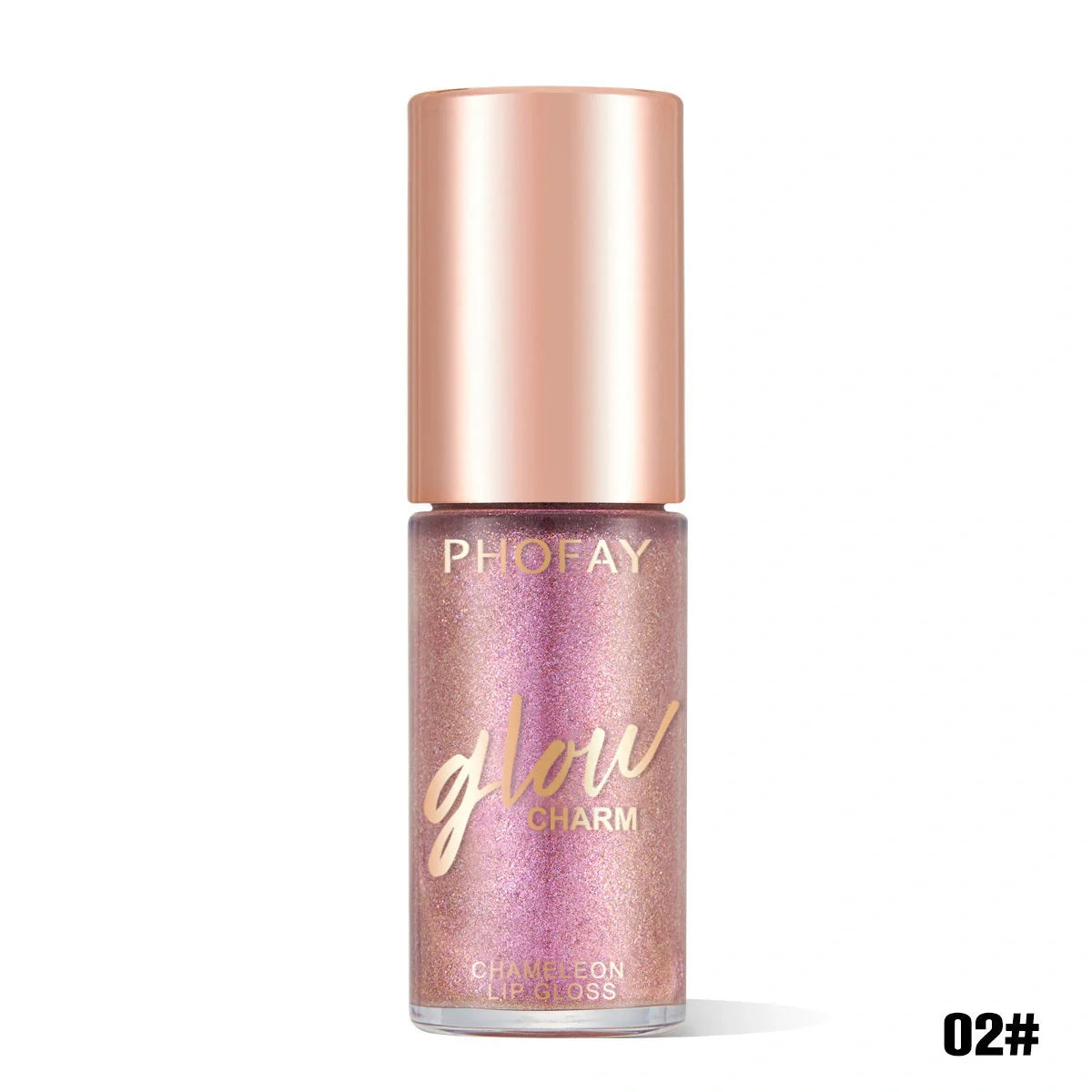 PHOFAY Shimmer Lip Gloss with moisturizing benefits and sparkling finish