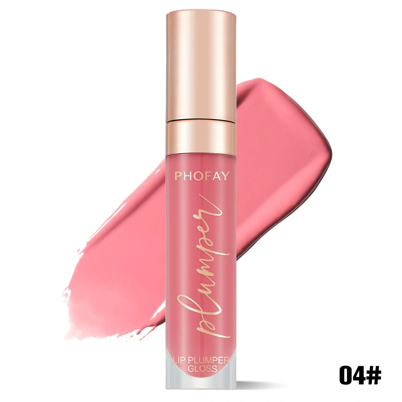 PHOFAY Shiny Lip Plumper Gloss for fuller, glossy lips