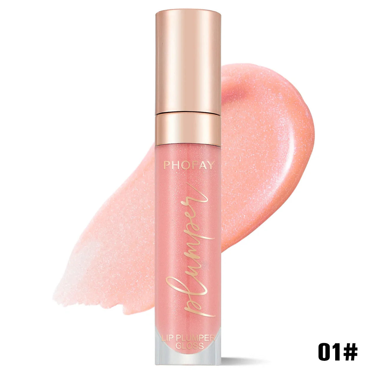 PHOFAY Shiny Lip Plumper Gloss for fuller, glossy lips