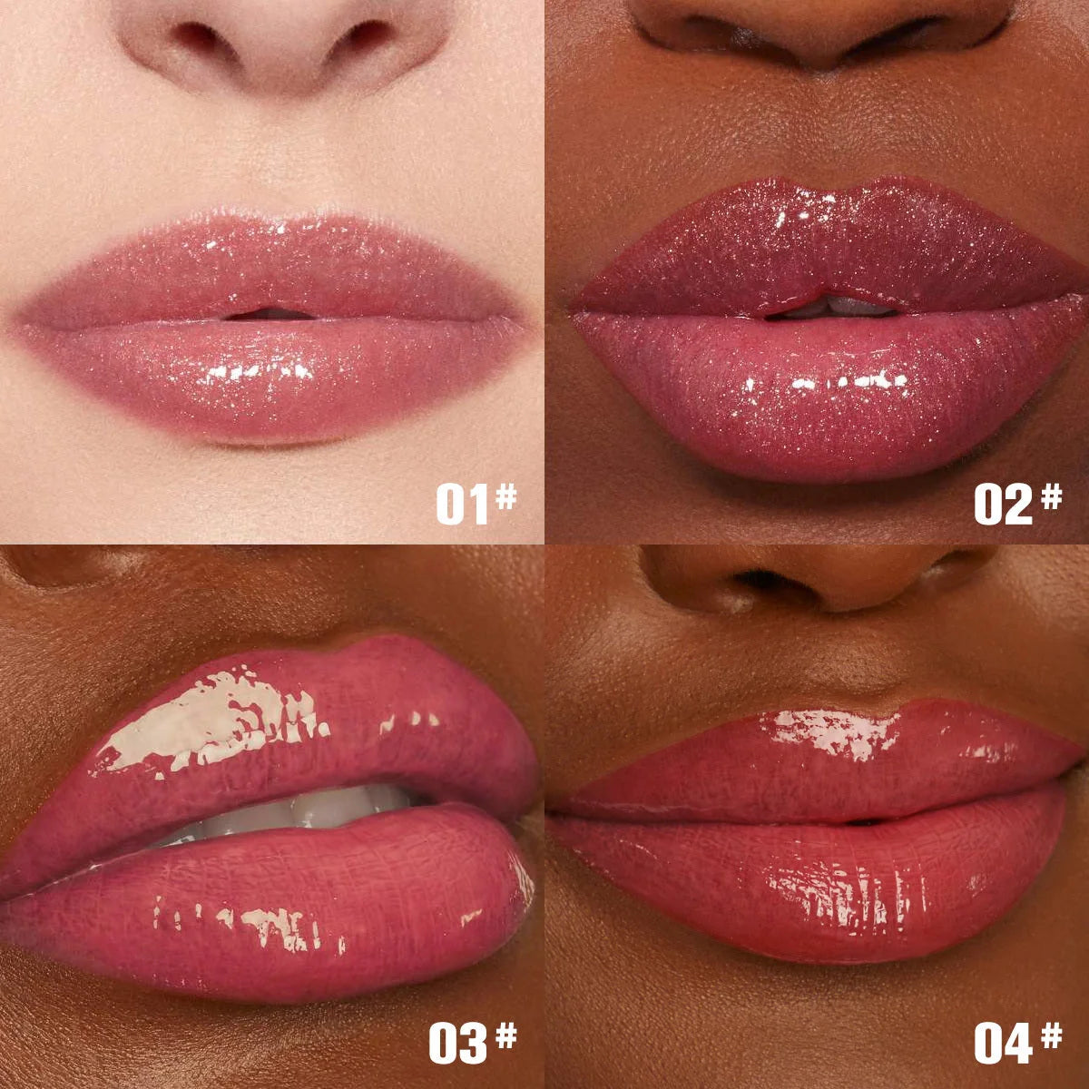 PHOFAY Shiny Lip Plumper Gloss for fuller, glossy lips