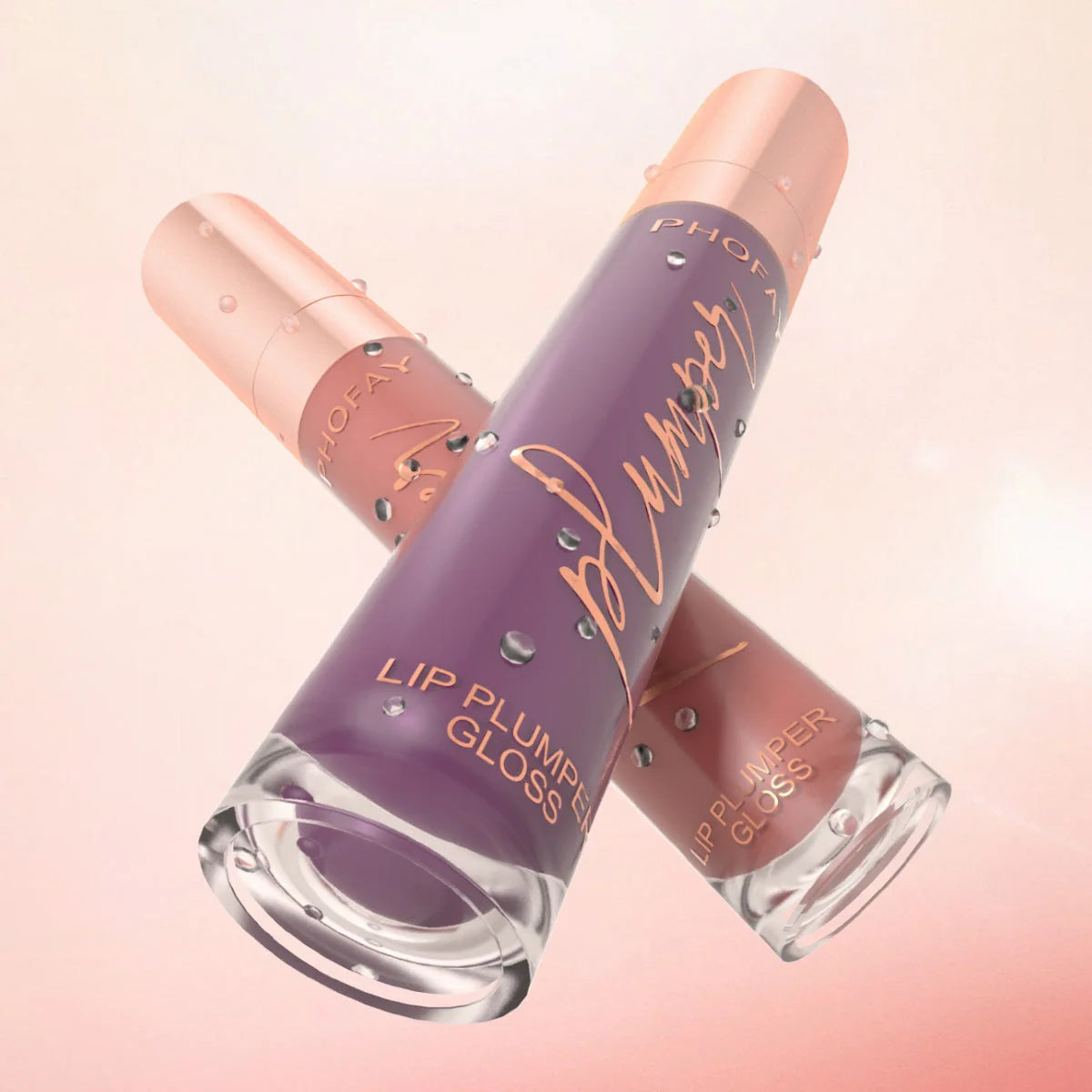 PHOFAY Shiny Lip Plumper Gloss for fuller, glossy lips