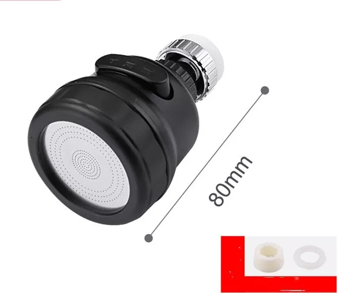 Faucet splash head filter with brass interface and ABS body for durable use