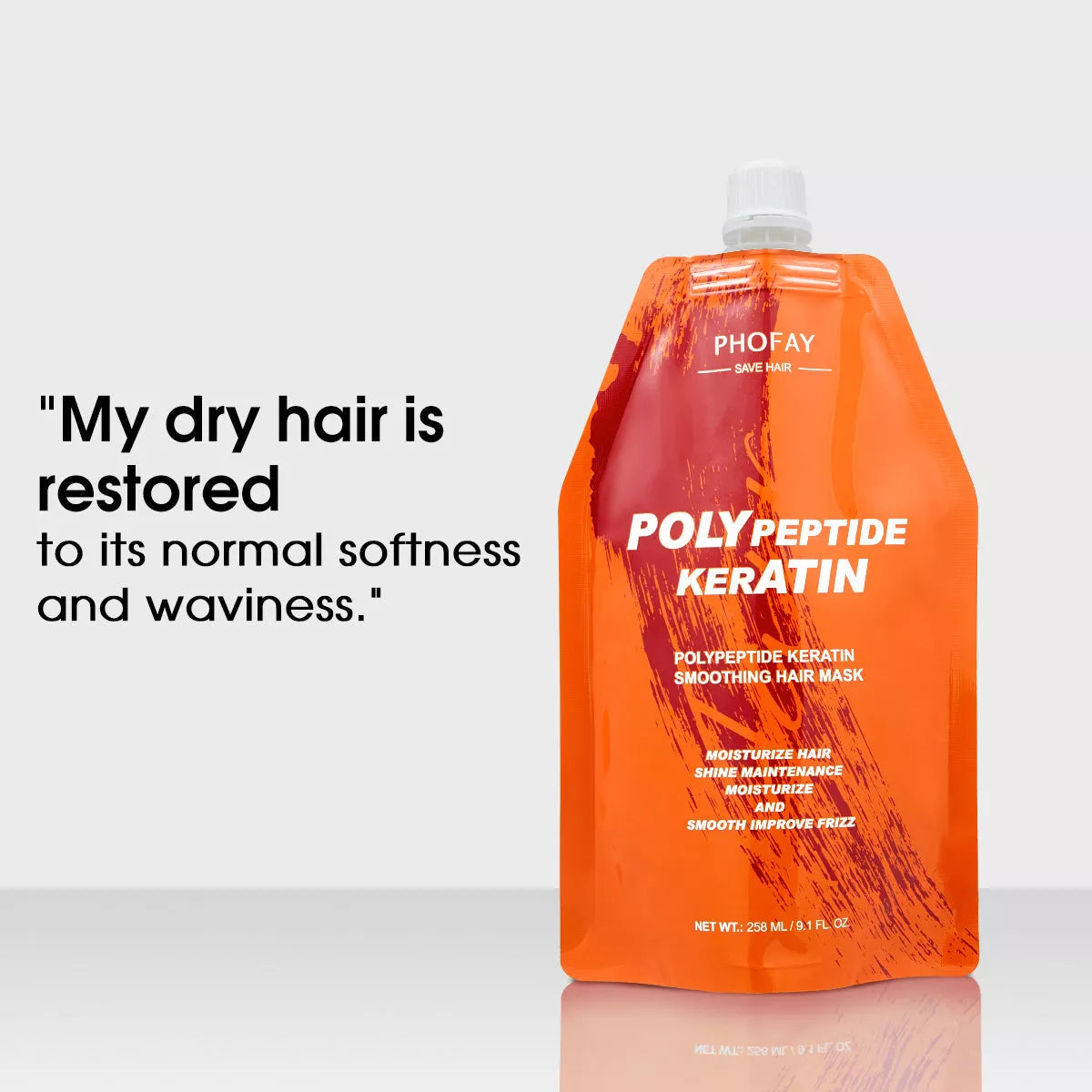 PHOFAY POLY KERATIN BURNT HAIR RESTORATION CREAM for damaged hair repair