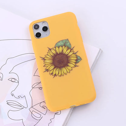 TPU mobile phone case for Apple iPhone in a selection of multi-colour painted back cover designs.