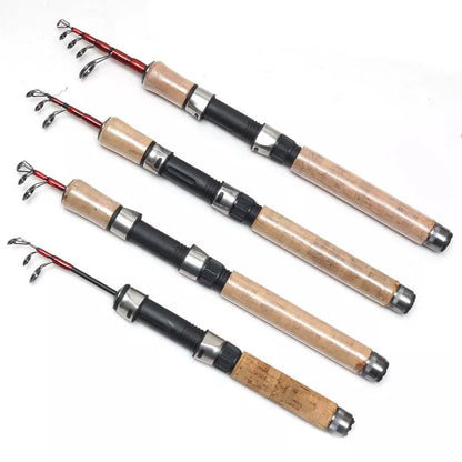 Rice bakelite super hard ice fishing rod in various lengths for durable ice fishing