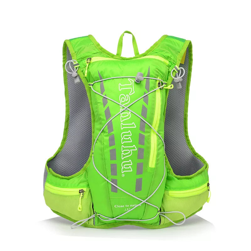 15L lightweight hydration vest backpack in multiple colors with adjustable straps for outdoor sports