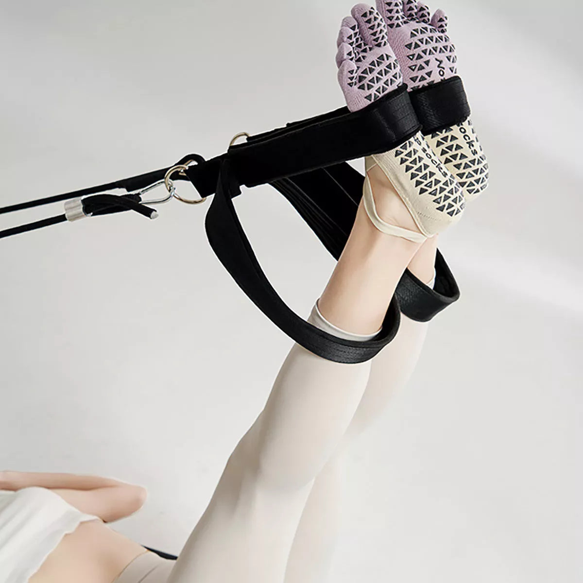 Grippy Yoga Socks with non-slip full toe for yoga, Pilates, and dance