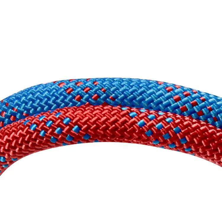 10M outdoor climbing rope with high-strength silk core, available in multiple colors