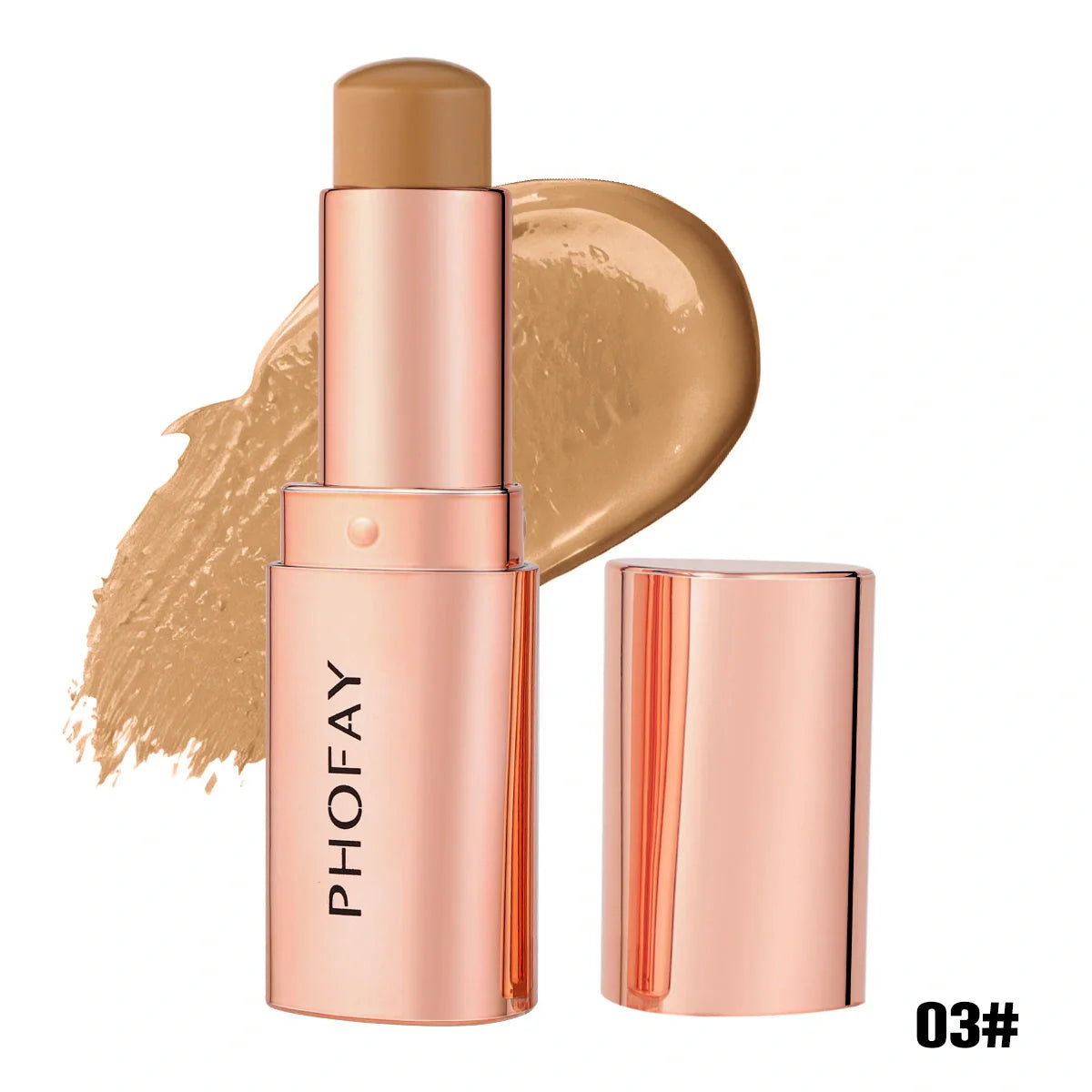 PHOFAY Contour Stick - a silky-smooth, weightless makeup essential that effortlessly sculpts and defines the face for a flawless, airbrushed complexion