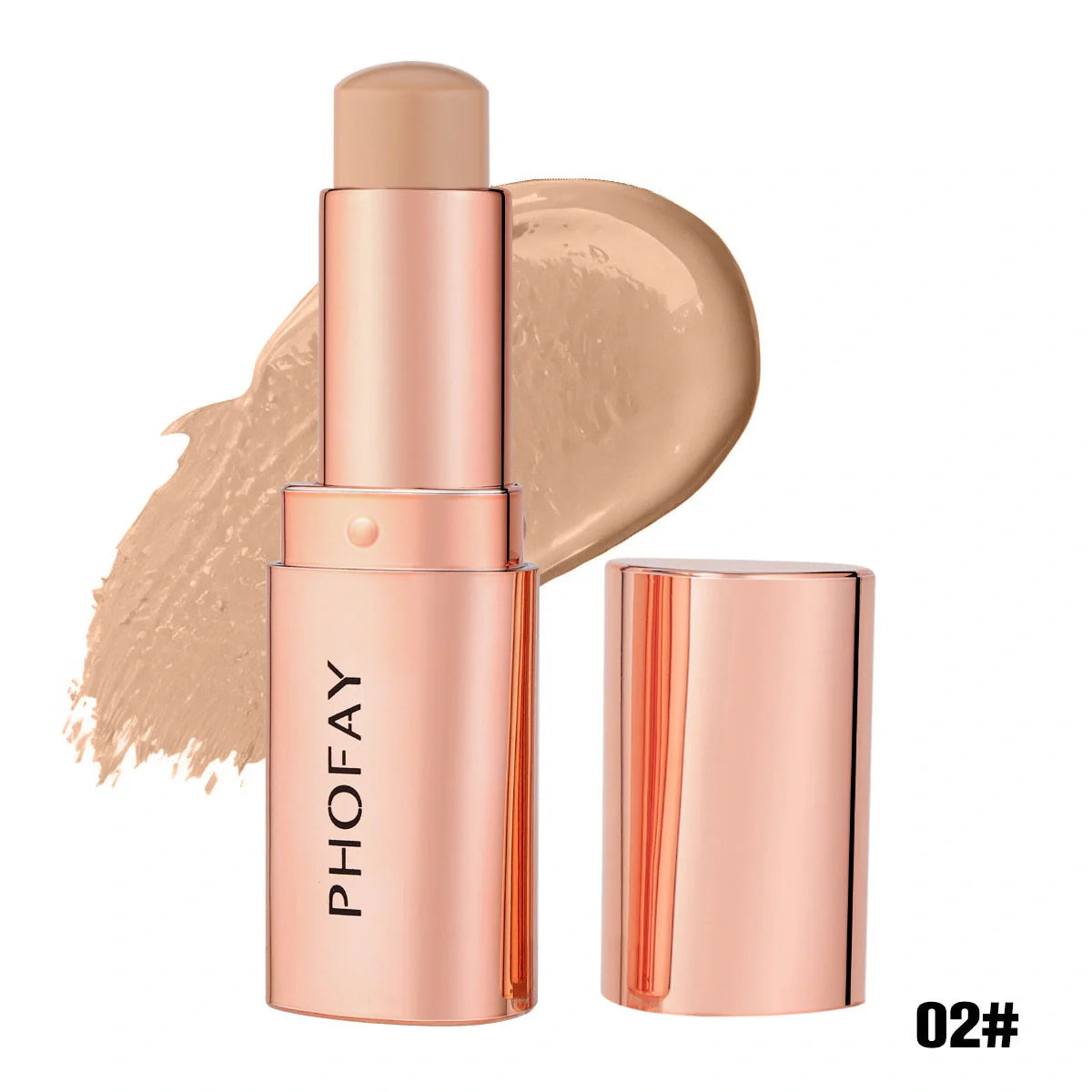 PHOFAY Contour Stick - a silky-smooth, weightless makeup essential that effortlessly sculpts and defines the face for a flawless, airbrushed complexion