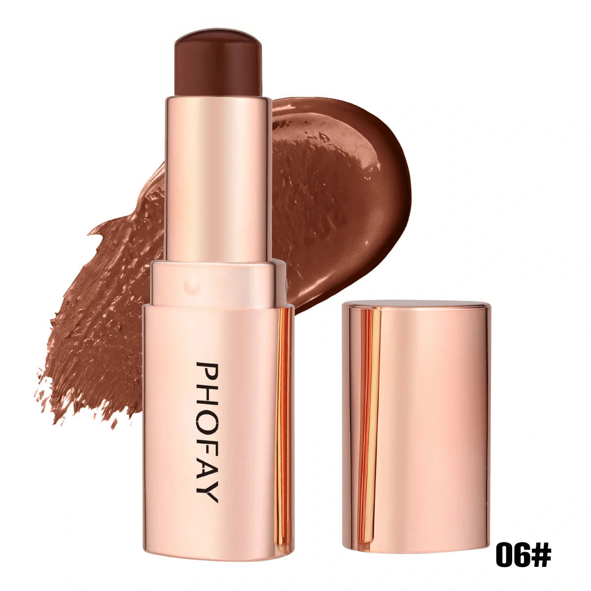 PHOFAY Contour Stick - a silky-smooth, weightless makeup essential that effortlessly sculpts and defines the face for a flawless, airbrushed complexion
