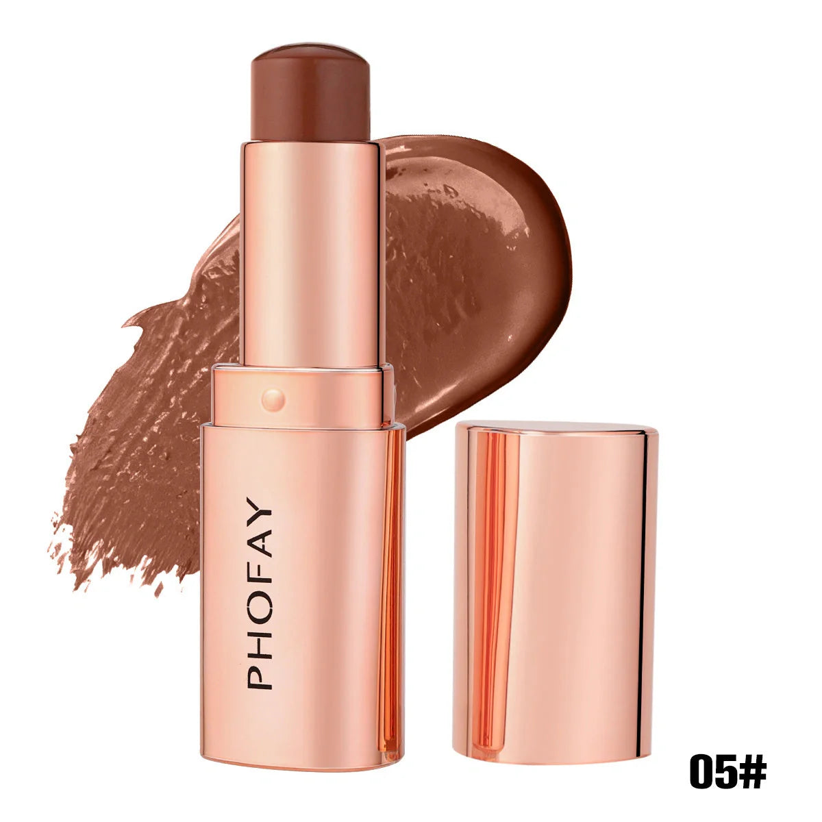 PHOFAY Contour Stick - a silky-smooth, weightless makeup essential that effortlessly sculpts and defines the face for a flawless, airbrushed complexion