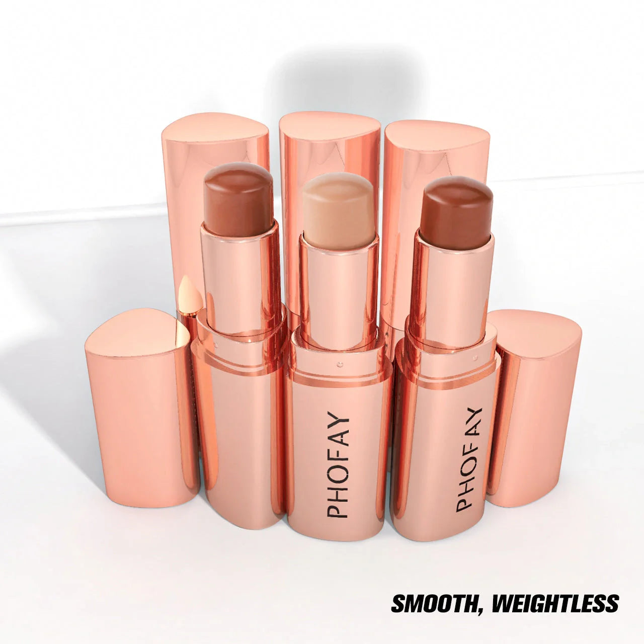 PHOFAY Contour Stick - a silky-smooth, weightless makeup essential that effortlessly sculpts and defines the face for a flawless, airbrushed complexion