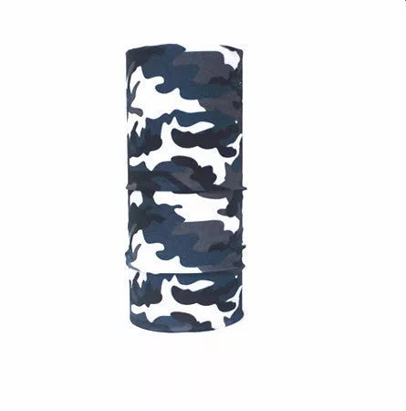 Polyester sports bandana for cycling and sun protection in various patterns