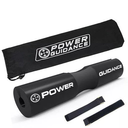 Barbell shoulder pad with high elasticity foam for squats, available in red and black