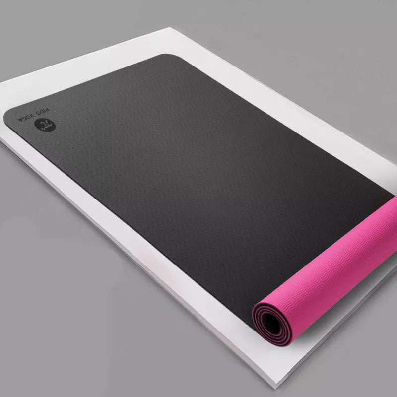 Pido TPE yoga mat in selected color, perfect for beginners with non-slip surface