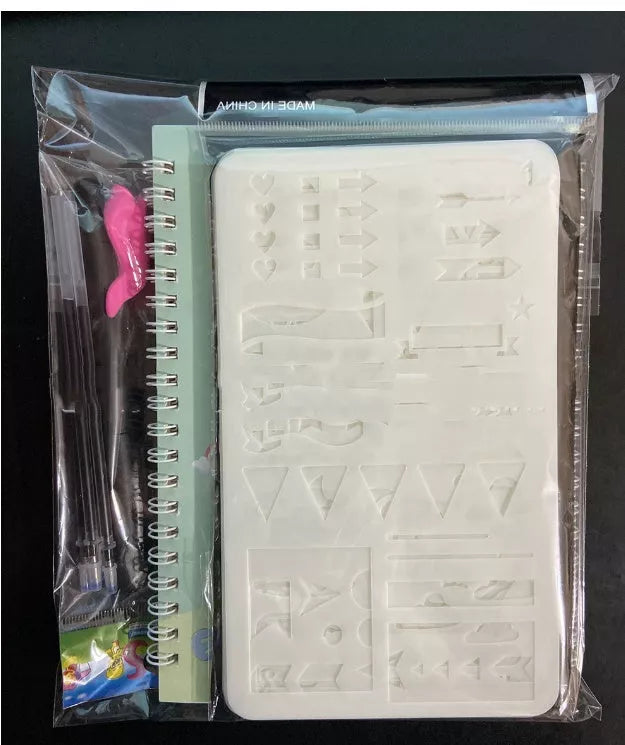 Magic Calligraphy Stickers Set for English Practice - 13x19cm