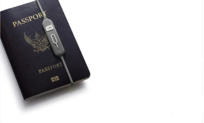 Green gray silicone card holder open showing magnetic closure and visible card slots