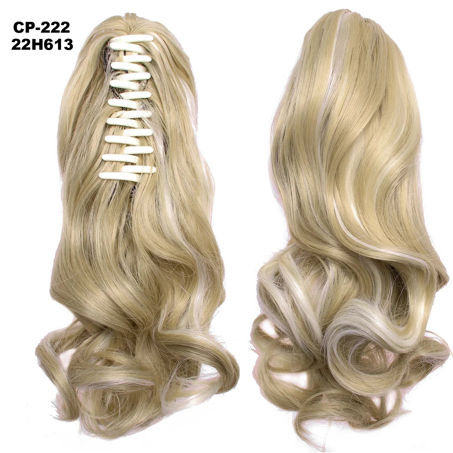 Stylish ponytail hair extension with natural-looking synthetic fibers for comfortable all-day wear