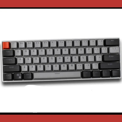 PBT transparent keycap set with matte texture and OEM height for RK61, GANSS ALT61, GH60 and I610T keyboards