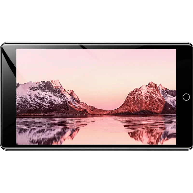 Black Ruizu H1 slim MP3 MP4 player with 4-inch touch screen showing menu interface.