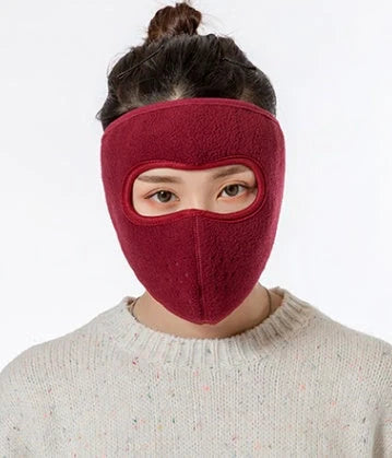 Breathable autumn and winter face masks made of premium microfiber for warmth and style