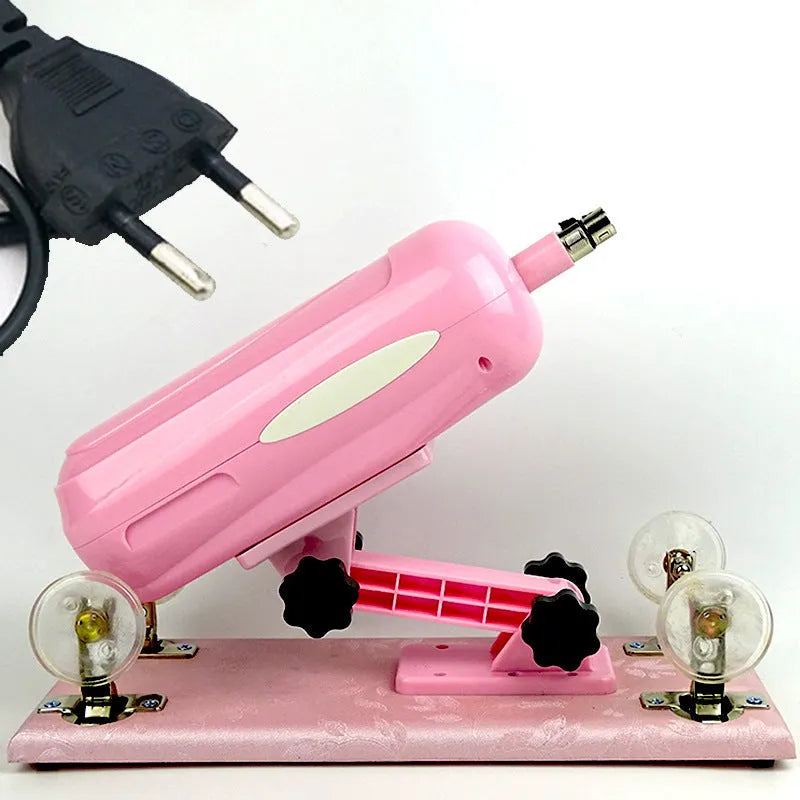 Bobb women's automatic telescopic thrusting sex tool in purple colour showing PVC construction