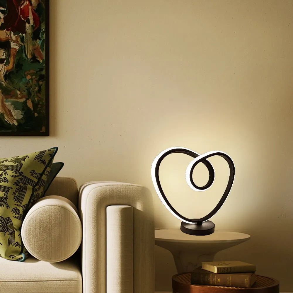 Black musical note-shaped Bluetooth lamp with app control and RGB lighting.