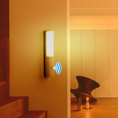 Smart Motion Sensor LED Night Light with adjustable brightness and color temperatures