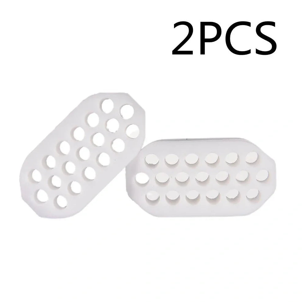 Compact black silicone jaw trainer for muscle shaping, food-grade material, portable at 5cm size for daily facial exercises