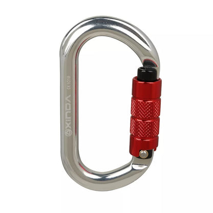 O-shaped Thread Lock Rock Climbing Carabiner in various colors