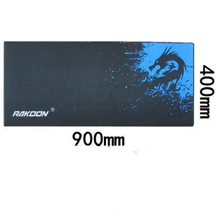 Single-sided gaming mouse pad with Seam Blue Dragon or Seam Green Dragon pattern, bagged table mat