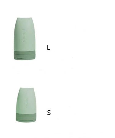 Compact silicone travel bottles for cosmetics, available in multiple vibrant colors and sizes for convenient on-the-go beauty storage and application.